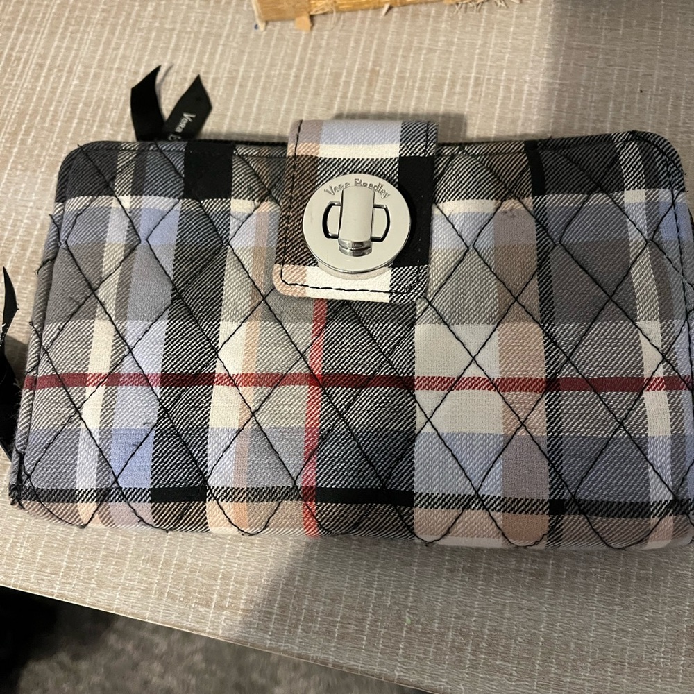 Vera Bradley Turnlock Wallet.